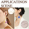 DIY Iron Ring Dangle Earring Making Kits DIY-YW0008-93-5