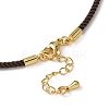2MM Round Nylon Milan Cord Necklace Makings MAK-F038-C12-G-2