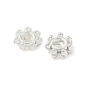 ABS Electroplated Snowflake Plastic Spacer Beads KY-I002-01B-2