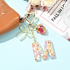 Alloy & Resin Pendant Decorations HJEW-YW00401-03-6