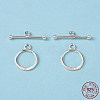 925 Sterling Silver Toggle Clasps STER-A008-37-3