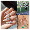 Pointed Back Glass Rhinestone Cabochons RGLA-YS0001-04B-9