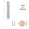 SHEGRACE Rhodium Plated 925 Sterling Silver Huggie Hoop Earrings JE893A-04-2