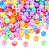 204Pcs 3 Styles Opaque Acrylic Beads OACR-TA0004-36-3