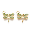Light Gold Plated Alloy Charms ENAM-T009-02C-2