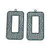 430 Stainless Steel Filigree Pendants STAS-S108-14B-2