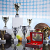 12-Slot Wood Championship Ring Display Cases CON-WH0123-25-5