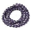 Transparent Glass Beads Strands GL-CBA7A17-03A-12-4