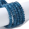 Dyed Natural Malaysia Jade Rondelle Beads Strands G-E316-2x4mm-54-1