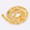 Faceted Natural Agate Beads Strands G-F561-6mm-D06-2