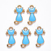 Alloy Enamel Pendants X-ENAM-S121-033C-2