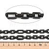 201 Stainless Steel Oval with Square Link Chains CHS-H118-16EB-2