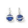 Brass Micro Pave Cubic Zirconia Pendants KK-Z139-04S-2