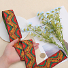 Ethnic Style Embroidery Polyester Ribbons OCOR-WH0070-23A-3