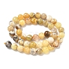 Natural Yellow Opal Beads Strands G-I213-18-8mm-4