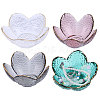 4Pcs 4 Colors Glass Bowl for Food Fruits AJEW-CA0004-93-1