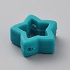 Star Silicone Focal Beads LS-SIL-TAC0008-07N-2