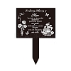 Acrylic Garden Stake AJEW-WH0366-002-1