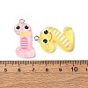 Luminous Transparent Resin Pendants RESI-A046-01-5