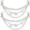 Alloy Shoe 3-Strand Curb Chain AJEW-WH0258-700-1
