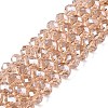 Electroplate Glass Beads Strands EGLA-A044-T8mm-A20-1