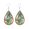 Wood Dangle Earrings for Women WG26A13-03-2