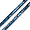 Electroplated Natural Lava Rock Beads Strands G-K388-03A-05-3
