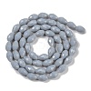 Opaque Solid Color Imitation Jade Beads Strands EGLA-N013-P4mm-D05-2