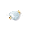 Opaque Acrylic Heart Pendants PALLOY-JF04283-02-5