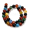 Dyed Natural Agate Beads Strands G-G203-10G-10mm-3