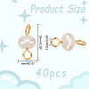 40Pcs Natural Cultured Freshwater Pearl Connector Charms FIND-AB00053-2