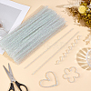 100Pcs DIY Iron & Plush Sticks FIND-CY0002-24B-4