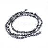 Terahertz Stone Beads Strands G-E411-15-4mm-2