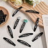 4 Sets Iron Snap Hair Clips AJEW-SC0003-37A-02-4