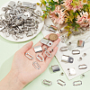 30 Sets Stainless Steel Peaked Cap Adjuster Kits FIND-BC0004-67P-3