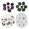 DIY Dice Silicone Molds DIY-YWC0005-03-3