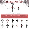 48Pcs 12 Styles Tibetan Style Alloy Pendants FIND-CJ0005-16-2