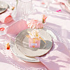 Clear PVC Candy Gift Packaging Boxes with Ribbon & Artificial Flower CON-TAC0001-20D-11