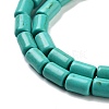 Synthetic Turquoise Beads Strands TURQ-G120-4x6mm-13-2