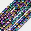 Electroplate Non-magnetic Synthetic Hematite Beads Strands G-J172-2x2mm-03-1