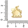 Brass Micro Pave Cubic Zirconia Pendants KK-I383-05G-05-3