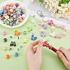 DIY Beadable Pen Butterfly Beads Findings Kits DIY-PH0023-87-3