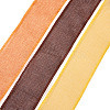 3 Rolls 3 Colors Polyester Imitation Linen Wrapping Ribbon OCOR-YS0001-02B-3