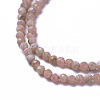 Natural Argentina Rhodochrosite Beads Strands G-F596-05-3mm-3