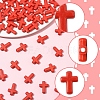 200Pcs Opaque Acrylic Beads SACR-FS0001-40A-2