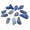 Electroplated Natural Quartz Crystal Nuggets Bead Strands G-M218-09B-2