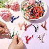 32Pcs 8 Styles Opaque Acrylic Pendants OACR-CJ0002-51-5