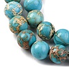 Dyed Natural Regalite/Imperial Jasper/Sea Sediment Jasper Beads Strands G-B124-C03-05-4