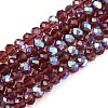 Electroplate Glass Beads Strands EGLA-A044-T4mm-L13-1