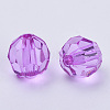 Transparent Acrylic Beads X-TACR-Q257-6mm-V48-3